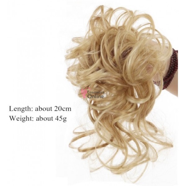 Coc modern din par artificial ATMM24613 - Blond Ash Mixt